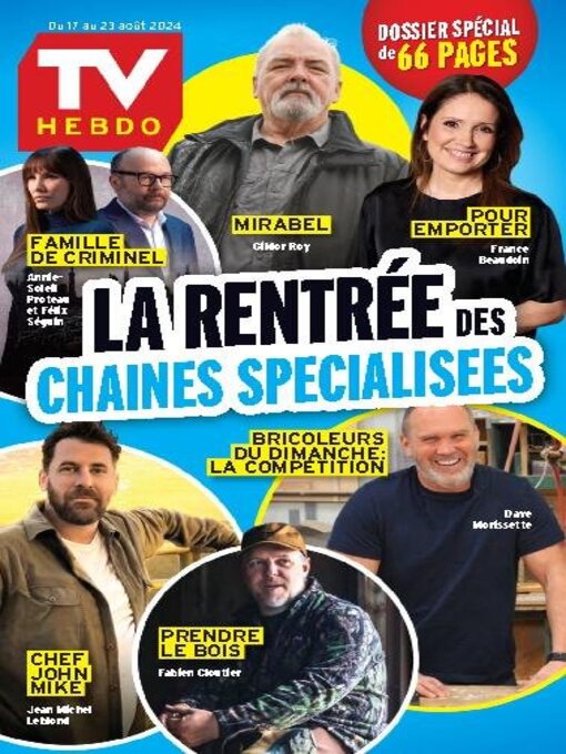 Title details for TV Hebdo by TVA Publications Inc. - Available